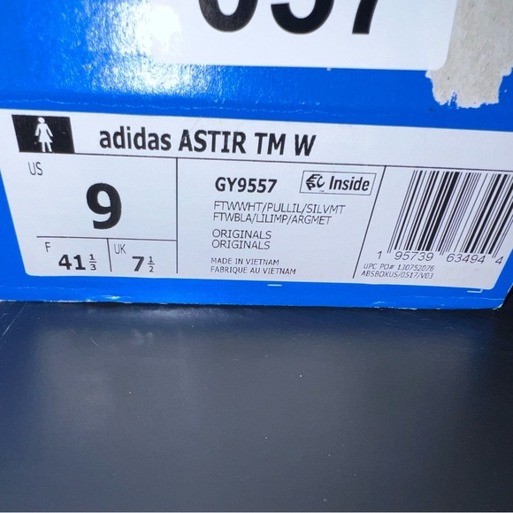 Adidas Women's Purple, Yellow, and Black Sneakers - Picture 11 of 11